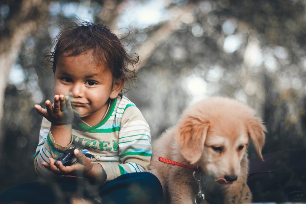 Dogs Keep Kids Active and Outdoors